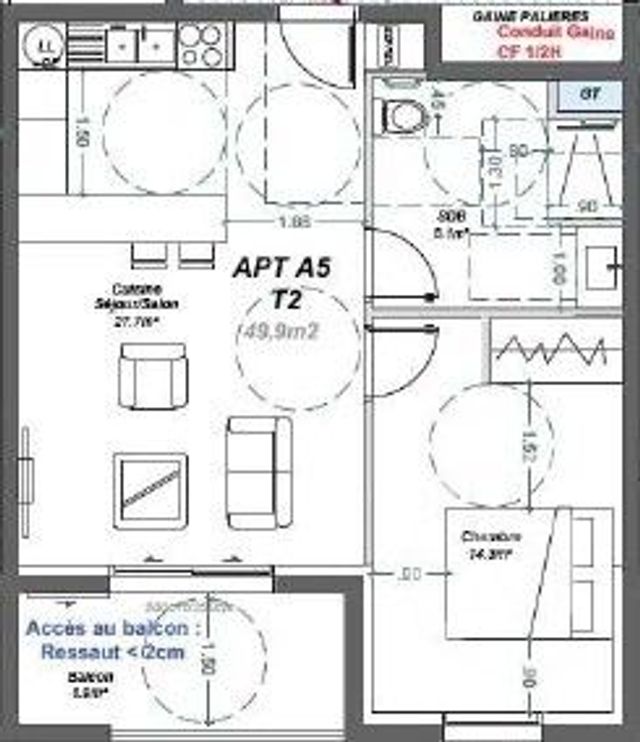 Appartement T2 à vendre - 2 pièces - 50.1 m2 - SOTTA - 201 - CORSE - Century 21 Demeures Conseils